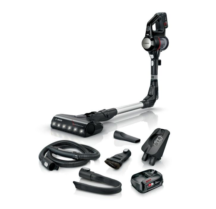 BOSCH BBS712XTR Şarjlı Süpürge Unlimited 7 Siyah (SADECE İZMİR İÇİ TESLİMAT)