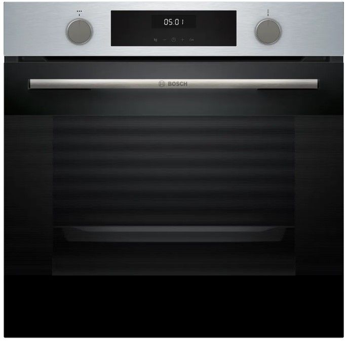 Bosch HUA717BR0T Serie 4 Buhar Destekli Ankastre Fırın 60 x 60 cm Inox (SADECE İZMİR İÇİ TESLİMAT)