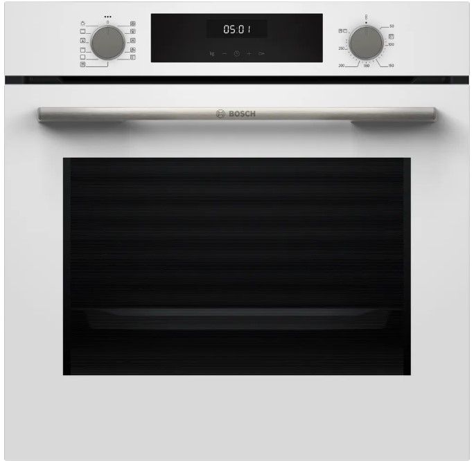 BOSCH HUA717BV0T Serie 4 Buhar Destekli Ankastre Fırın 60 x 60 cm Beyaz (SADECE İZMİR İÇİ TESLİMAT)