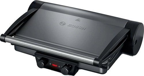 Bosch TCG4215 2000 W 2 Adet Pişirme Kapasiteli Çift Yönlü Teflon Tost Makinesi Siyah (İZMİR VE MANİSA TESLİMAT)