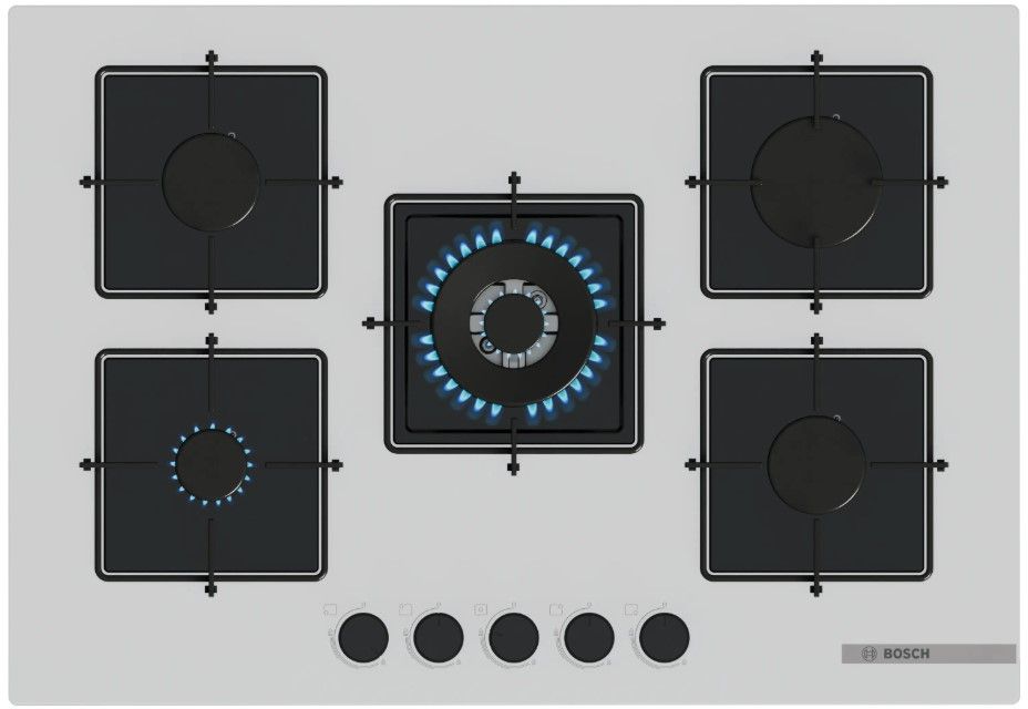 PNQ7B2P31O Serie 4 Gazlı Ocak 75 cm Sert cam, Beyaz (SADECE İZMİR İÇİ TESLİMAT)