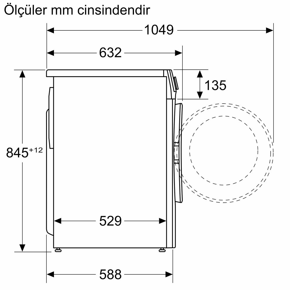 Serie 4 Çamaşır Makinesi 10 kg 1400 dev./dak. WGA254Z0TR (İZMİR VE MANİSA TESLİMAT)