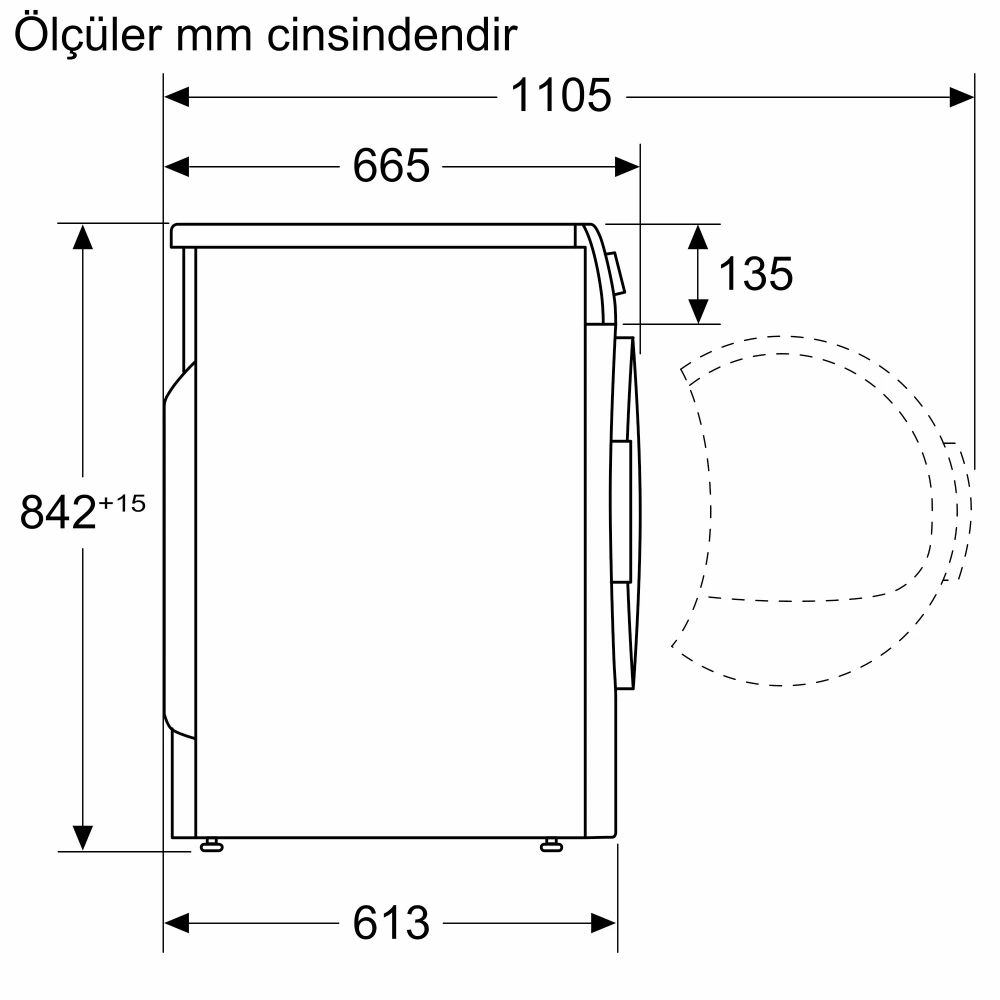 Serie 4 Isı Pompalı Kurutma Makinesi 8 kg WTH22200TR (İZMİR VE MANİSA TESLİMAT)