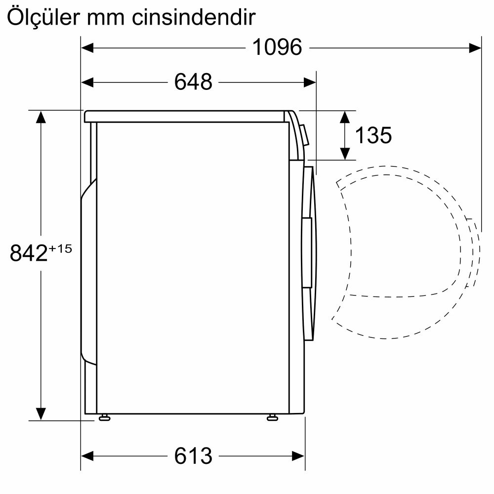 Serie 4 Isı Pompalı Kurutma Makinesi 9 kg WQG24100TR (İZMİR VE MANİSA TESLİMAT)