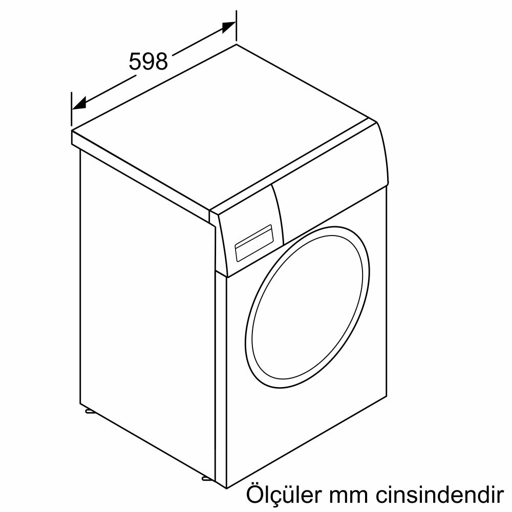 Serie 6 Çamaşır Makinesi 10 kg 1200 dev./dak. WAL24PH0TR (İZMİR VE MANİSA TESLİMAT)