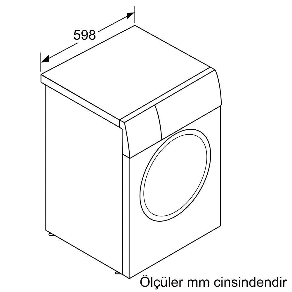 Serie 8 Çamaşır Makinesi 10 kg 1400 dev./dak., Gümüş WGB254AXTR (İZMİR VE MANİSA TESLİMAT)