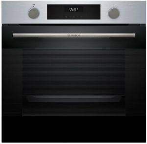 Bosch HUA717BR0T Serie 4 Buhar Destekli Ankastre Fırın 60 x 60 cm Inox (SADECE İZMİR İÇİ TESLİMAT)