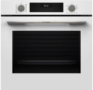 BOSCH HUA717BV0T Serie 4 Buhar Destekli Ankastre Fırın 60 x 60 cm Beyaz (SADECE İZMİR İÇİ TESLİMAT)