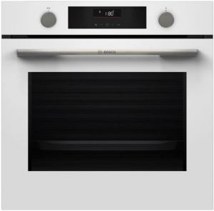 BOSCH HUA736EV0T Serie 4 Buhar Destekli Ankastre Fırın 60 x 60 cm Beyaz (SADECE İZMİR İÇİ TESLİMAT)