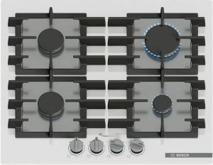 BOSCH PPP6A2I40O Serie 6 Gazlı Ocak 60 cm Sert cam, Beyaz (SADECE İZMİR İÇİ TESLİMAT)