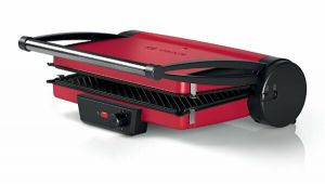 Bosch TCG4104 2000 W 2 Adet Pişirme Kapasiteli Teflon Izgara ve Tost Makinesi Kırmızı (SADECE İZMİR İÇİ TESLİMAT)