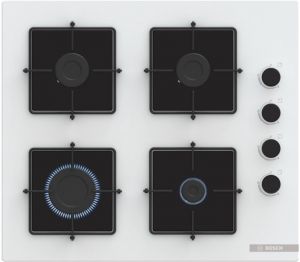 POP6C2P31L  Serie | 2 Gazlı Ocak 60 cm Sert cam, Beyaz  (SADECE İZMİR İÇİ TESLİMAT)