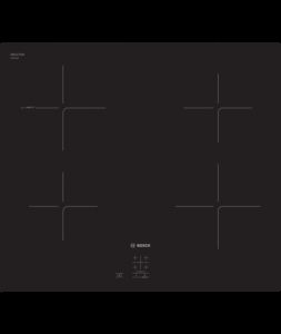 Serie | 2 İndüksiyonlu Ocak 60 cm Siyah, surface mount without frame PUG61KAA5E  (İZMİR VE MANİSA TESLİMAT)